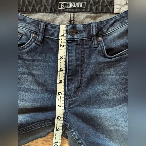 Evisu Kuro Raw Denim Jeans Sz 28 - Picture 14 of 15